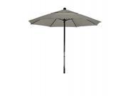 7.5 Complete Fiberglass Market Umbrella P Open Black Sunbrella Spectrum Dove