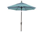 7.5 Fiberglass Market Umbrella Collar Tilt Bronze Sunbrella Dolce Oasis