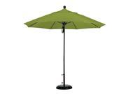 9 Fiberglass Market Umbrella Pulley Open Bronze Sunbrella Macaw