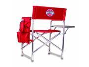 Sports Chair Red Detroit Pistons Digital Print