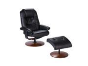 85 191 046 1 01 Holly Martin Parrish Leather Recliner and Ottoman B