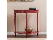 Tyra Demilune Table Red