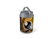 Mini Can Cooler Silver Gray Pittsburgh Steelers Digital Print