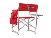 Sports Chair Red Texas Tech Red Raiders Embroidered