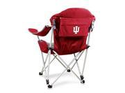 Reclining Camp Chair Red Indiana University Digital Print