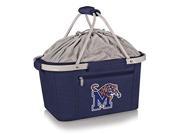 Metro Basket Navy University of Memphis Tigers Digital Print