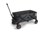 Adventure Wagon Dark Grey Black Carolina Panthers Digital Print