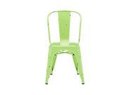 Metal CafÃ Chair Spring Green