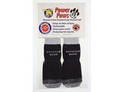 Woodrow Wear Power Paws Grey Hound Reinforced Foot Extra Large Black Gray 2.0 2.38 x 2.0 2.38