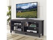 58 Charcoal Grey Wood TV Stand Console