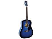 INDIANA DREADNOUGHT SPRUCE TOP BLACK