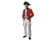 Adult Colonial Soldier Size Large