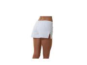 Performance Tennis Short in White Short Only White