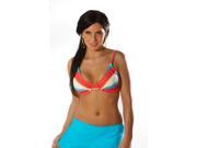 Beach Bound Underwire Top Top Only Medium Multi color
