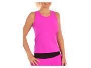 Tournament Collection Stadium Strappy Tank in fushia size S Pink