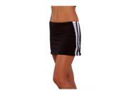 Mixed Doubles Sport Skirt with Mesh Skirt Only Black