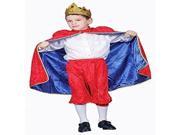 Deluxe Royal King Dress Up Costume Red Toddler T4