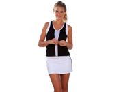 Mixed Doubles Sport Skirt with Mesh Skirt Only White