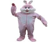 Pink Rabbit Mascot Size Large 12 14