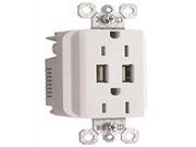 USB Chargers With AC Outlet WH