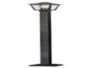 3 Light Outdoor Post Light with Glass Shade