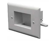 Recessed Low Voltage Plate White