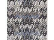 Montecarlo IV 5165 Metallic Chevron size 3 ft.3 Inches by 4 ft.7 Inches