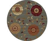 Lifestyles 5481 Slate Whimsy size 7 ft.10 Inches Round
