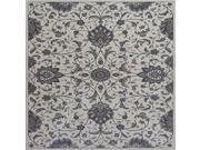 Montecarlo IV 5136 Ivory Borderless Kashan size 2 ft.2 Inches by 7 ft.10 Inches Runner