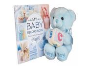 Baby Record Keepsake Book with ABC Musical Bear