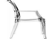 Arthur Polycarbonate Modern Dining Chair Transparent Clear