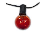 Party Lights 25ft 24 lights Amber Bulb 20 gauge cord