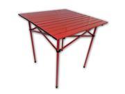 Tall Aluminum Portable Table in a Bag Red 27 x 27 x 27H