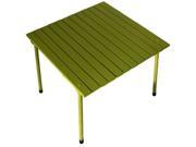 Low Aluminum Portable Table in a Bag Green 27 x 27 x 16H