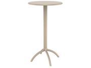 Octopus Round Bar Table Dove Gray