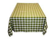 Gingham Checker Green White 60 x 60