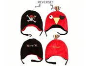 Pirate Parrot Reversible Kid s Winter Hat Small