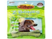 Zuke s Z Bones Grain Free Edible Dental Chews Clean Apple Crisp 6 count Large