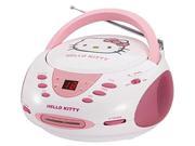 Hello Kitty KT2024A Portable Boombox CD Player AM FM Pink