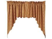 Lewiston Swag Scalloped Lined Set of 2 36x36x16