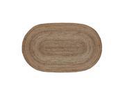 Natural Jute Rug Oval 96x132