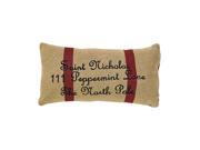 Tartan Holiday Santa s Mail Pillow Set of 2 7x13