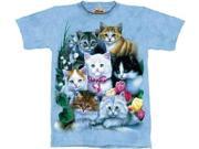 The Mountain 1511723 Kittens Kids T Shirt Extra Large