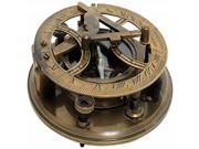 Sundial Compass in wood box Large