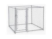 Lucky Dog 4 H x 5 W x 5 L Galvanized Chain Link w PC Frame kit in a box