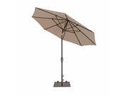 Sorara USA 9 Market Umbrella with Auto Tilt and Crank Antique Beige
