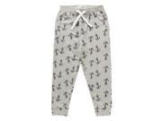 Max Anchor Print Sweat Pants for 7 years Boys Grey Color