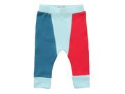 Crawlin Colour Block Legging for 3 6 Months Baby Green Color