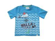 Hunter Hello Sailor Tee for 10 years Boys Turquoise Color