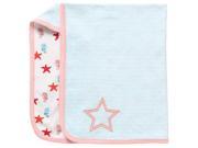 Warmin Reversible Print Blanket for One Size Baby Crystal Blue Color